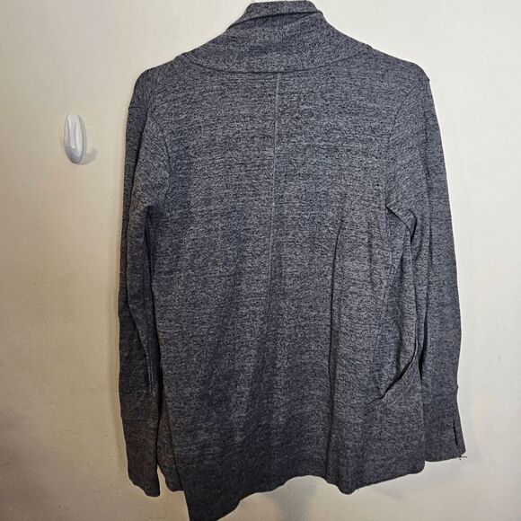 Athleta Tiburon Ribbed Knit Draped Cardigan Sweater Open Front S/777944 Women's - Picture 3 of 5